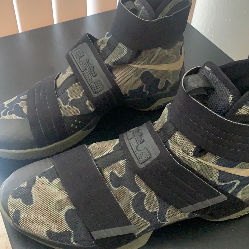 Army Fatigue Lebrons